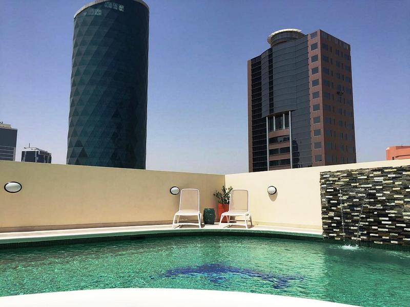 Seef Avenue Suites Manáma Kültér fotó